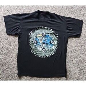 Vintage The Moody Blues Shirt XL Black 90s Tour Concert Giant Rock Band Tee